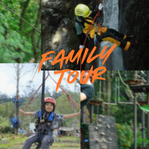 family tour package canyoneering, flying fox and hotel