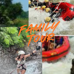 family tour package canyoneering, rafting and hotel