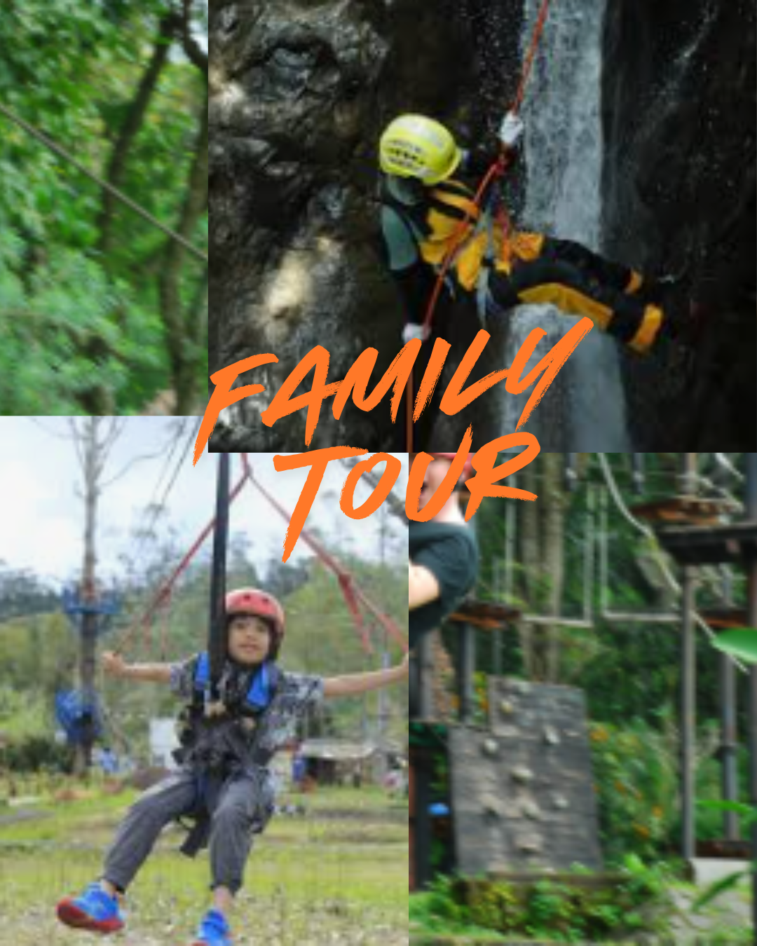 family tour package canyoneering, flying fox and hotel family tour package canyoneering, flying fox and hotel